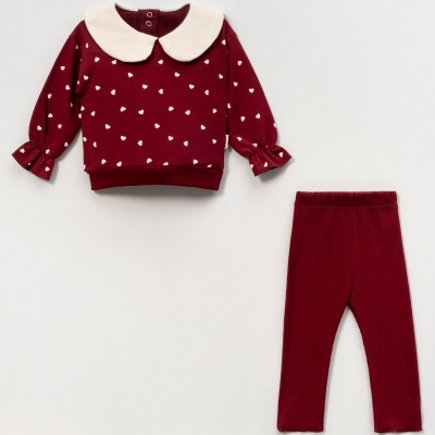 6/24 AY BEBE YAKA KALPLI KIZ TAKIM