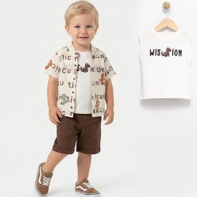 6/24 AY DINAZOR GOMLEKLI 3LU ERKEK TAKIM