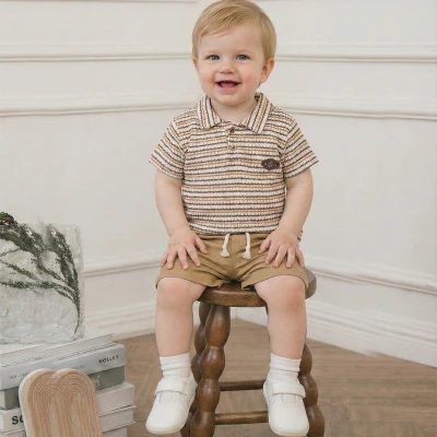 6/24 AY ERKEK ÇİZGİLİ TİŞÖRT ERKEK İKİLİ TAKIM