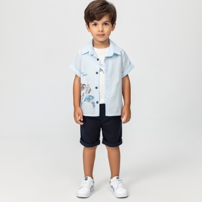 6/24 AY ERKEK FILAM KETEN BALIK BASKILI GABARDİN S