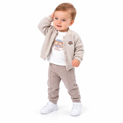 6/24 AY ERKEK HAPPY CAMPER NAKIŞLI ERKEK 3 LÜ TAKI