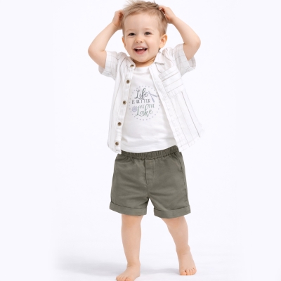 6/24 AY ERKEK LAKE BASKILI ÇİZGİLİ MÜSLİN(ORGANİK)