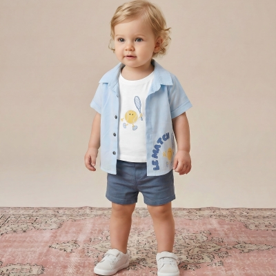 6/24 AY ERKEK LE MATCH BASKILI GABARDİN SHORTLU ER