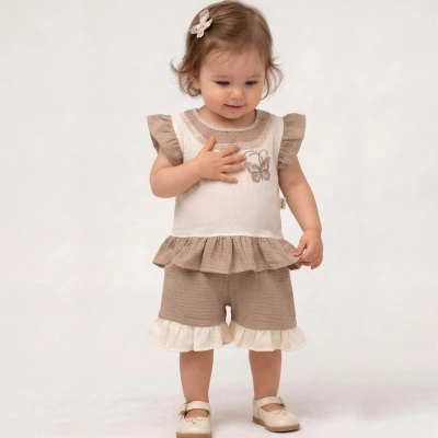 6/24 AY KELEBEK NAKISLI SORTLU KIZ TAKIM