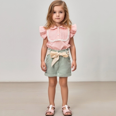 6/24 AY KIZ ÖNDEN PATLI PİEFTİ KIZ 2Lİ TAKIM