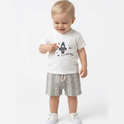 6/24 AY ROKET BASKILI SORTLU ERKEK TAKIM