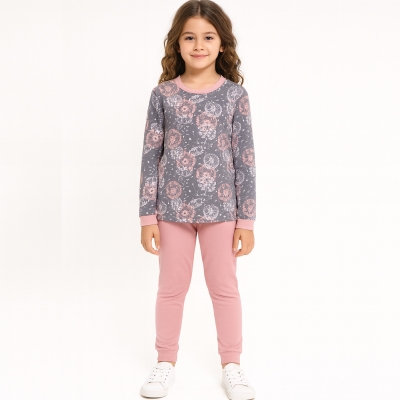6/9 Y BASKILI ERKEK PIJAMA TAKIMI