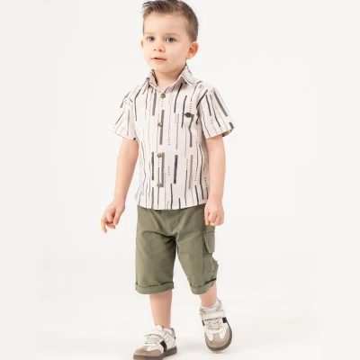 6/9 Y DESENLI GOMLEKLI SORTLU ERKEK TAKIM