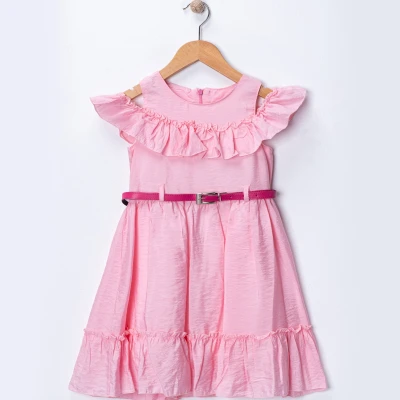 6/9 Y OMUZ FIRFIRLI ELBISE