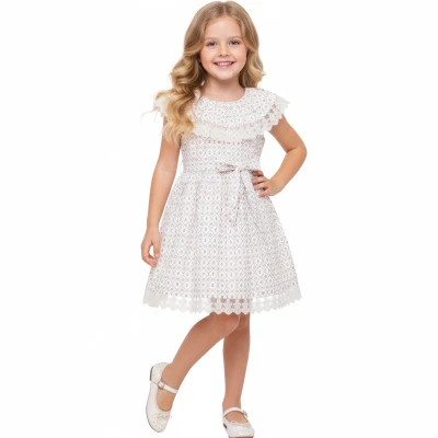 6/9 YAS KIZ HAVALI MUSLİN ELBİSE