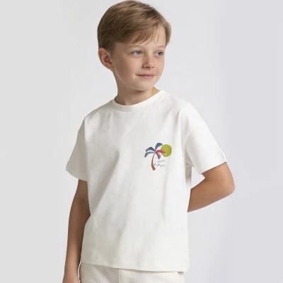 7/10 Y PALMIYE GUNES BASKILI ERKEK TISORT