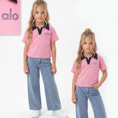 8/12 Y ALO TASLI TISORT PANT.LU KIZ TAKIM