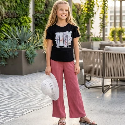 8/12 YAŞ FİYONK BASKIL KIZ TAKIM