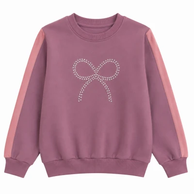 9/12 Y KURDELE TASLI KIZ SWEATSHIRT