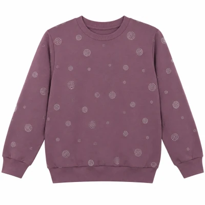 9/12 Y TASLI DESENLER BASKILI KIZ SWEATSHIRT