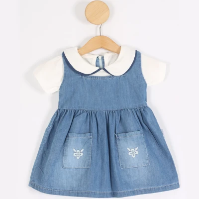 9/24 AY BEBE YAKA CEPLI KOT ELBISE