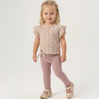 9/24 AY CITIR CICEKLI TASLI TAYTLI KIZ TAKIM