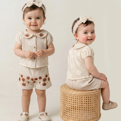 9/24 AY DANTEL GOMLEK NAKIS SORTLU KIZ TAKIM