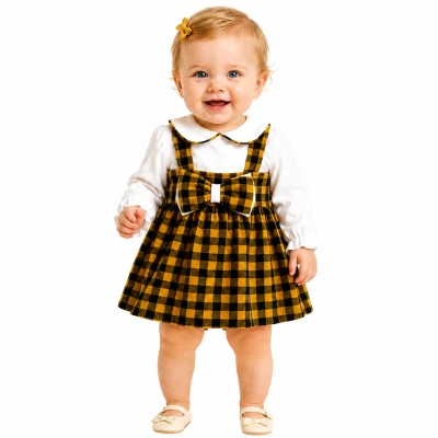 9/24 AY EKOSE KARELI GOMLEKLI BEBE JILE