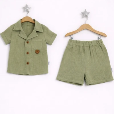 9/24 AY ERKEK MÜSLİN İKİLİ ERKEK TAKIM