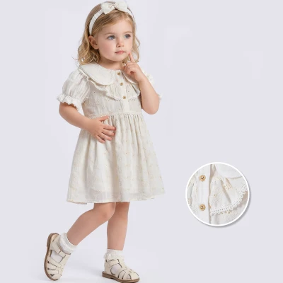 9/24 AY FISTOLU DUGMELI BEBE ELBISE