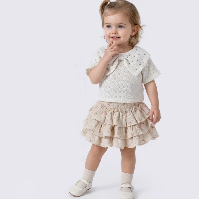 9/24 AY FIYONK YAKALI FIRFIR ETEKLI KIZ TAKIM