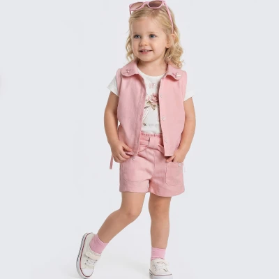 9/24 AY GUL BASKILI GÖMLEKLI ŞORTLU TAKIM