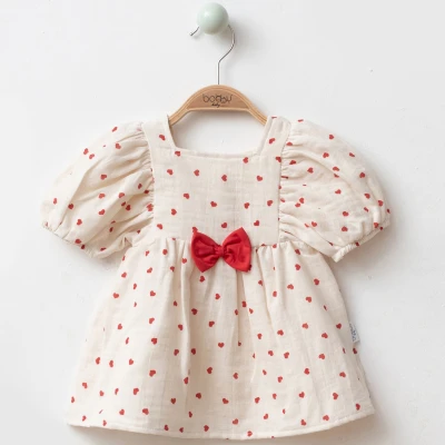 9/24 AY KALPLI FIYONKLU BEBE ELBISE