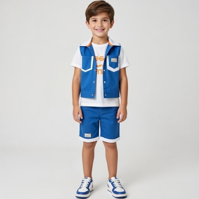 9/24 AY KAPSONLU YELEK SORTLU 3LU ERKEK TAKIM