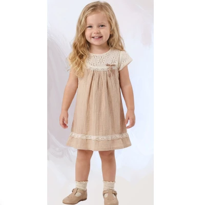 9/24 AY KIZ DANTELLİ MUSLİN ELBİSE