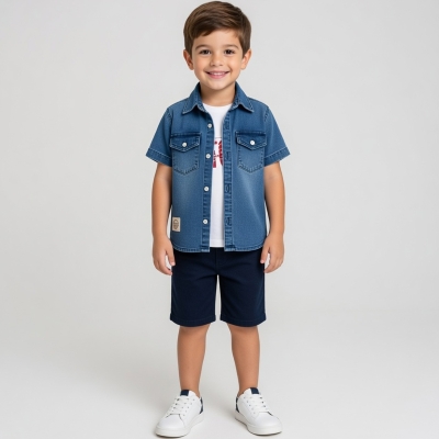 9/24 AY KOT GOMLEKLI SORTLU 3LU ERKEK TAKIM