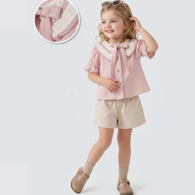 9/24 AY KURDELE YAKALI SORTLU KIZ TAKIM