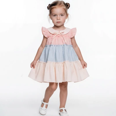 9/24 AY RENK GECISLI POPLIN BEBE ELBISE