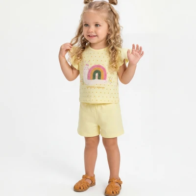 9/24 AY SALYANGOZ NAKISLI PUANLI SORTLU KIZ TAKIM