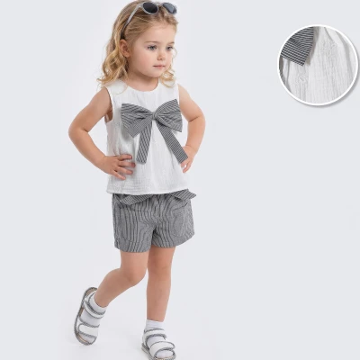 9/24 CIZGILI SORTLU KURDELELI KIZ TAKIM