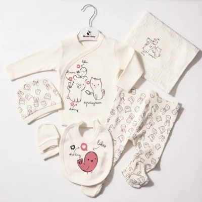 AYI KEDI KUS  BASKILI 6LI BATTANIYELI ZIBIN TAKIM