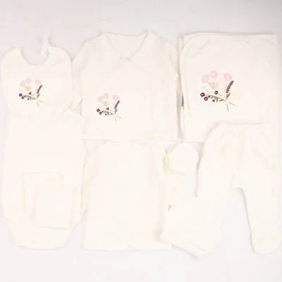 CICEKLER NAKISLI BEBE 10LU ZIBIN SET