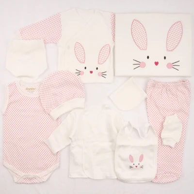 KULAKLI TAVSAN NAKISLI 10LU ZIBIN SET