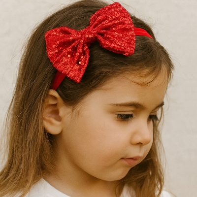 PULLU FIYONKLU BEBE BANDANA