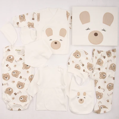 RAPORLU AYI NAKISLI 10LU ZIBIN SET